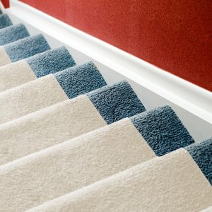 Non-Slip Carpet Stair & Floor Protector - Beige, 30' L x 30" W - Durable, Washable Low-Pile Protector for Carpeted Stairs, Floors, High-Traffic Areas, and Entryways
